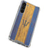 Barbados Flag Dark Wood Galaxy S24 FE Clear Case